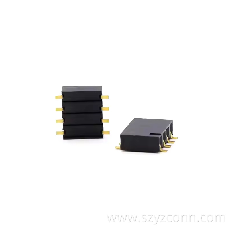 2.54mm Pitch Female Header Single Side Entry SMT H8.1mm 12P-140P (4) 2.54mm Pitch Female Header Single Side Entry SMT H8.1mm 12P-140P (4)